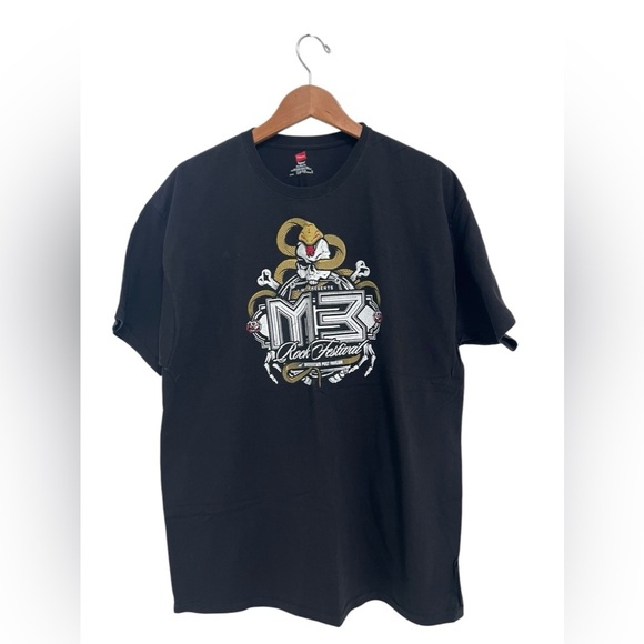 M3 Rock Festival 2013 Vtg SHIRT Kix WASP Kings X Bret Michaels STEEL PANTHER - Picture 1 of 6